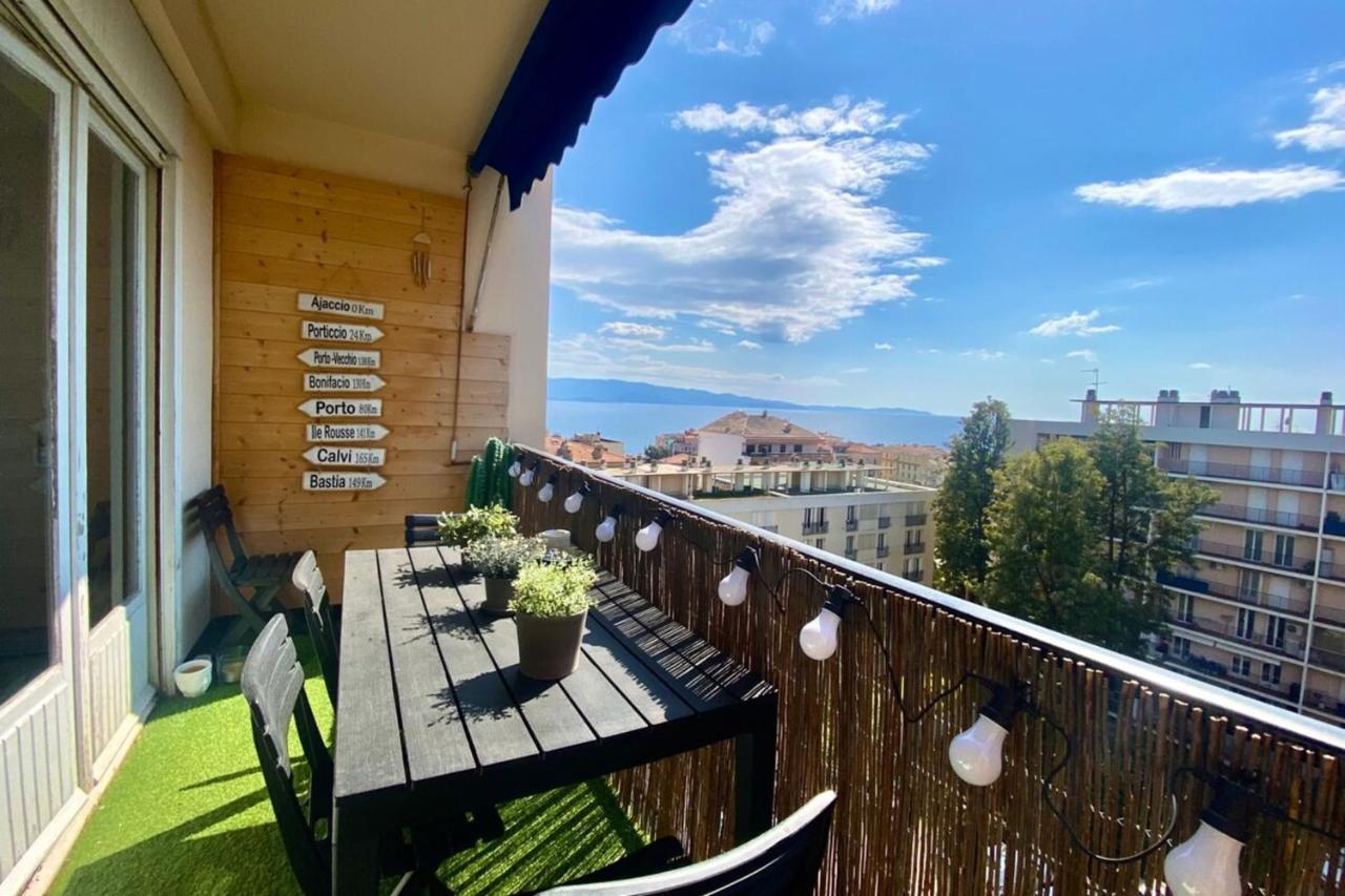 Vue Mer Au Carre D'Or De Ajaccio - Parking, Wifi Apartment Exterior photo